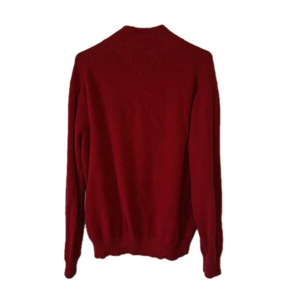 Tommy Hilfiger Men's Large Red Sweater - Picture 2 of 5